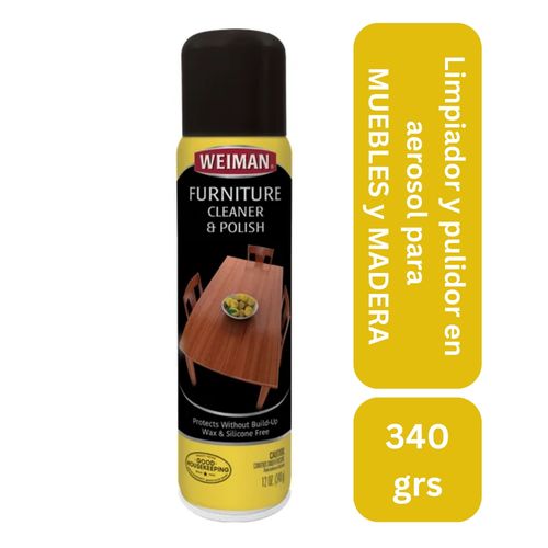 Pulidor Weiman En Espuma Para Madera - 340 ml