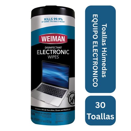 Limp Weiman Toalla P Equipo Electr 30Uds