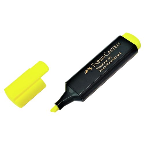 Resaltador Faber Castell color amarillo neón