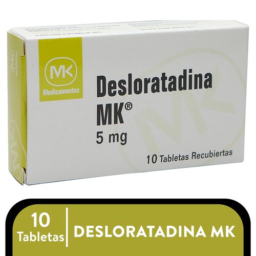 Desloratadina Mk 5mg - Precio indicado por tableta