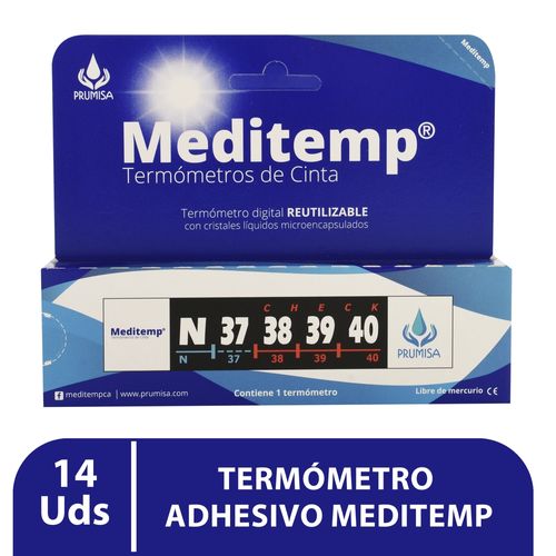 Termómetro Meditemp adhesivo - 1 Ud