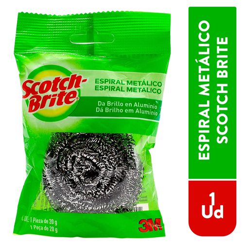 Espiral Metálica Scotch Brite Limpieza Pesada - 1Ud