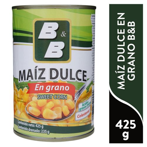 Maiz Dulce Byb Grano Lata 425 Gr
