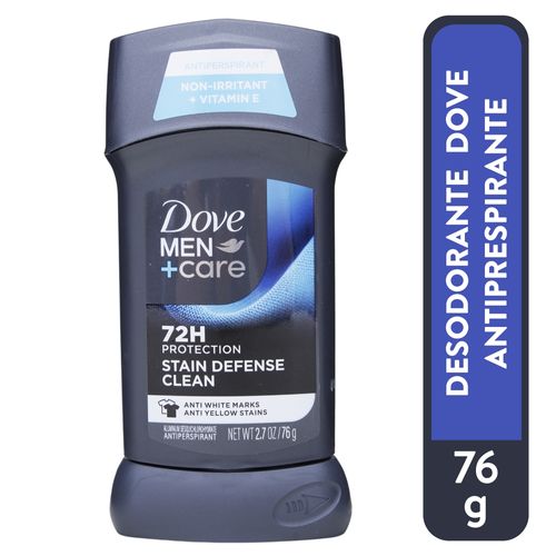 Desodorante Dove Men Clin Mas Care Stain Clean - 76 g