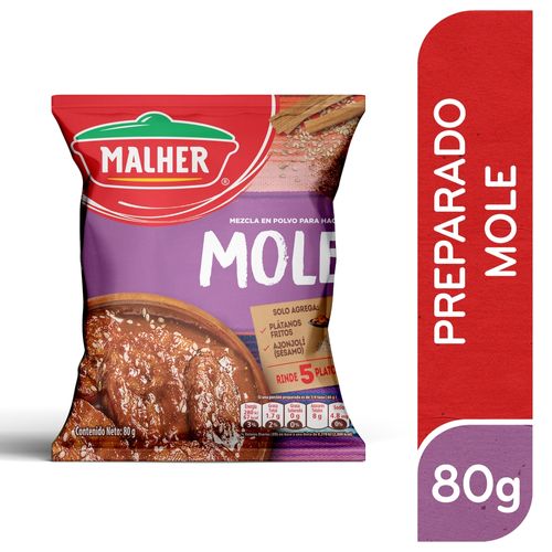 MALHER® Preparados Mole Sobre 80g