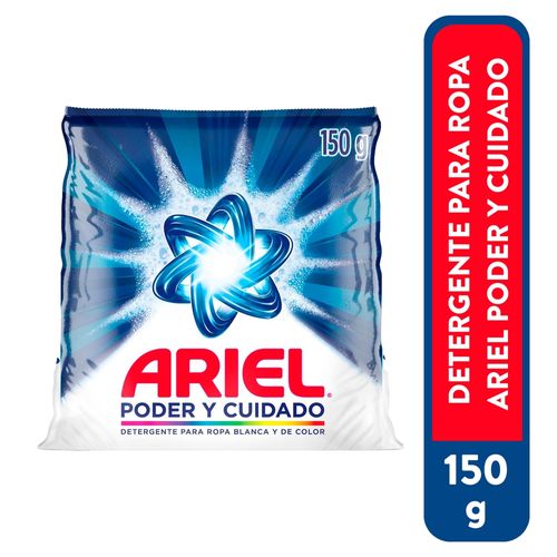Detergente en polvo Ariel Poder y Cuidado 150 g