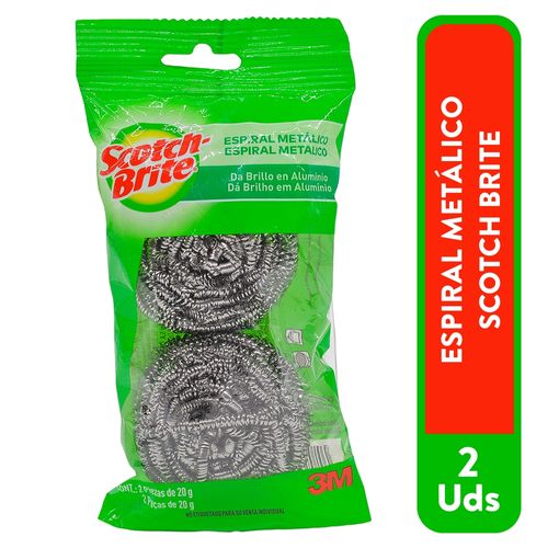 Scotch Brite Bola Espiral Metalica 2Ea