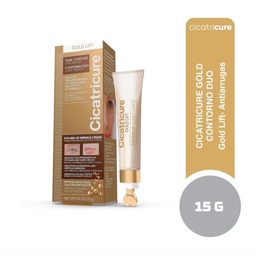 Crema Antiarrugas Cicatricure Gold Lift Contorno Dúo - 15 g