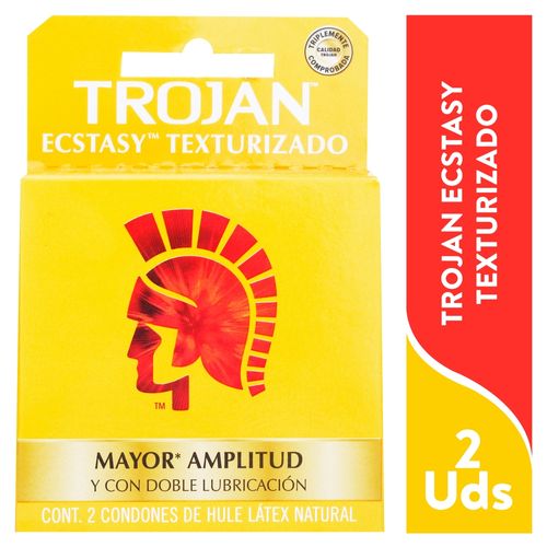 Trojan Ecstasy Texturizado 2 Ea