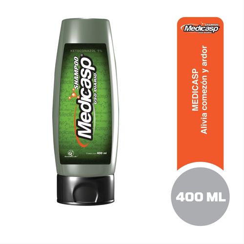 Shampoo Medicasp para eliminar la caspa - 400 ml