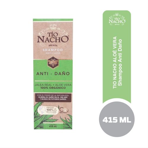 Shampoo Tío Nacho Anti- Daño Jalea Real+ Aloe - 415 ml