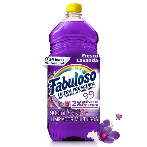 Desinfectante Multiusos Fabuloso Frescura Activa Antibacterial Lavanda - 900 ml