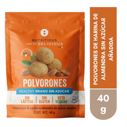 Galletas Nutritious Can Be Delicious Polvorones sin azúcar Keto - 40 g