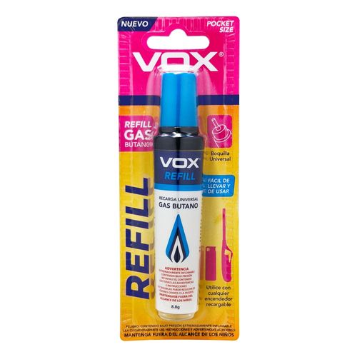 Gas Refill Vox Bolsillo