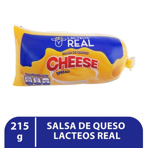 Salsa queso Lacteos Real tradición - 215 g