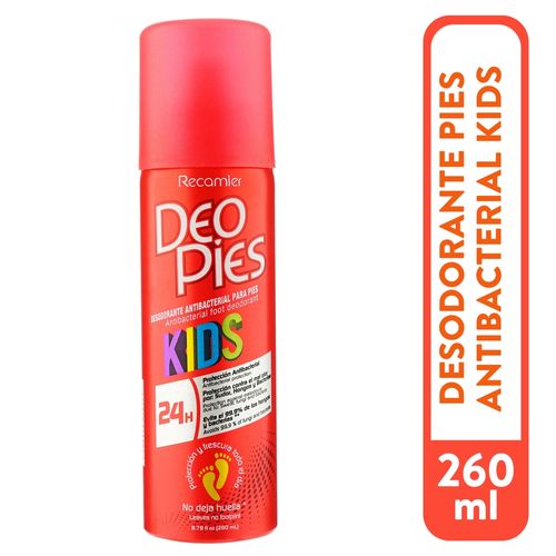Desodorante Para Pies Antibacterial Kids 260 ml