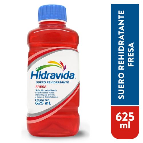 Suero Hidravida Oral Laboratorios Pisa, de Fresa -625ml