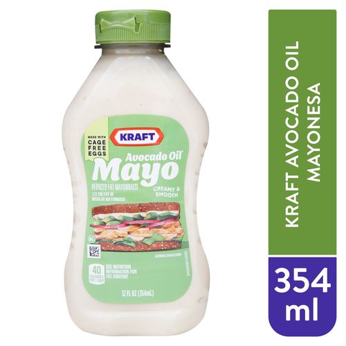 Mayonesa Kraft con aceite de aguacate - 354 ml