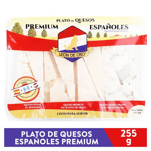 Plato Premium Espanoles Leon De Oro 9oz