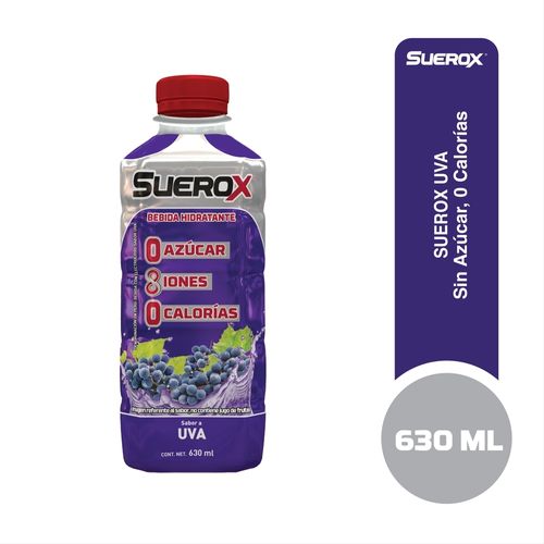 Bebida Hidratante Suerox Sin Azúcar Uva - 630 ml
