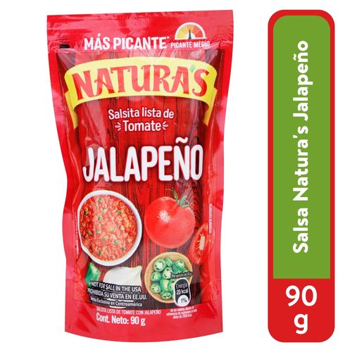 Salsa Natura's Jalapeño en Frasco - 90 g