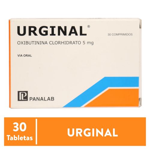 Urginal 5 Mg X30 Tabletas