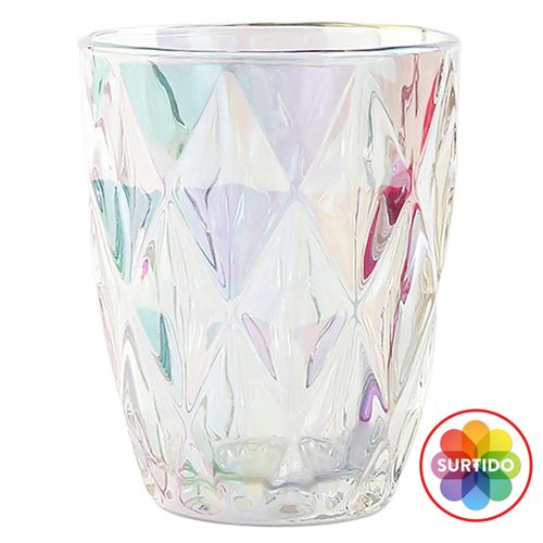 Vaso Holiday Time de vidrio