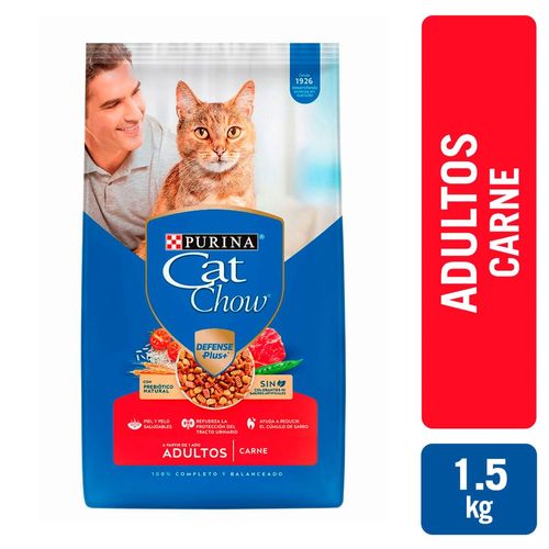 Comida para gatos Purina Cat Chow adulto carne - 1.5 kg