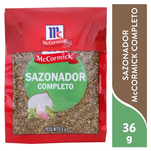 Sazonador McCormick® Completo 6 Pack  - 6g