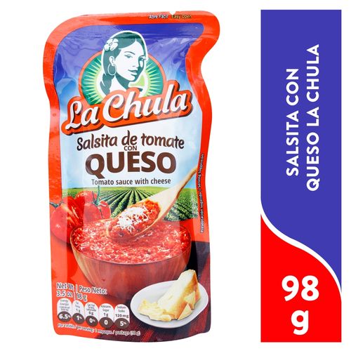 Salsa La Chula De Tomate Con Queso - 98 g