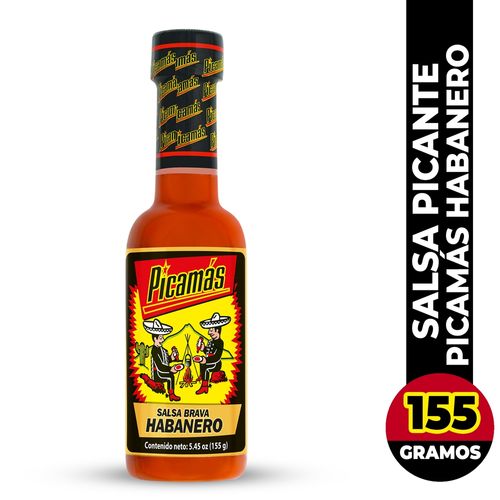 Salsa Habanero Picamas Bote - 155 g
