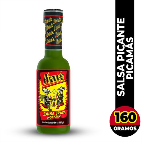 Salsa Verde Picamás, Salsa Picante Bote - 160g