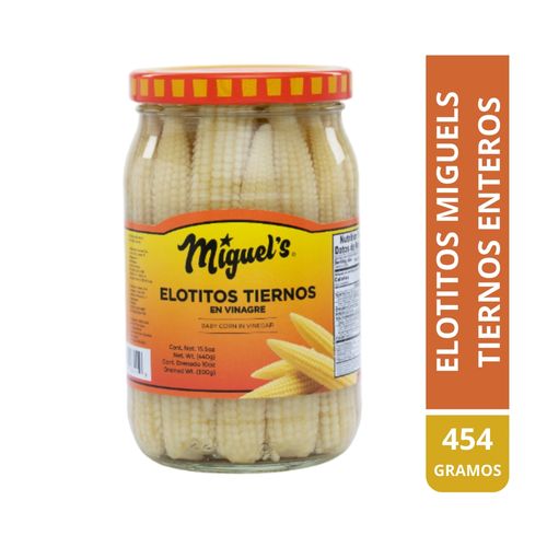 Elotitos  Miguel's Tiernos Enteros - 454 g