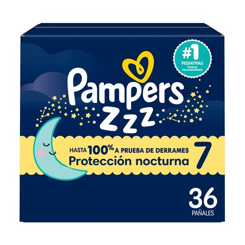 Pañales Desechables Pampers Zzz Etapa 7, 36 Unidades​
