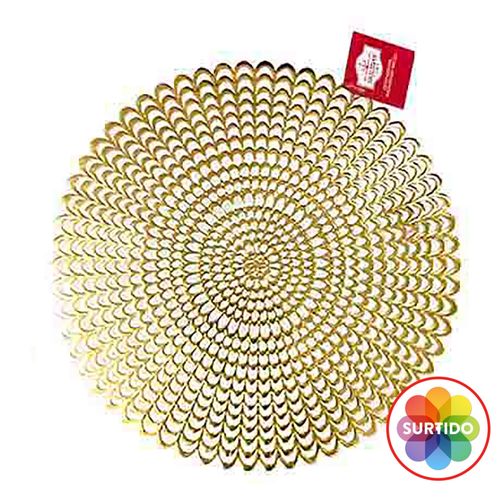 Individual Redondo Dorado