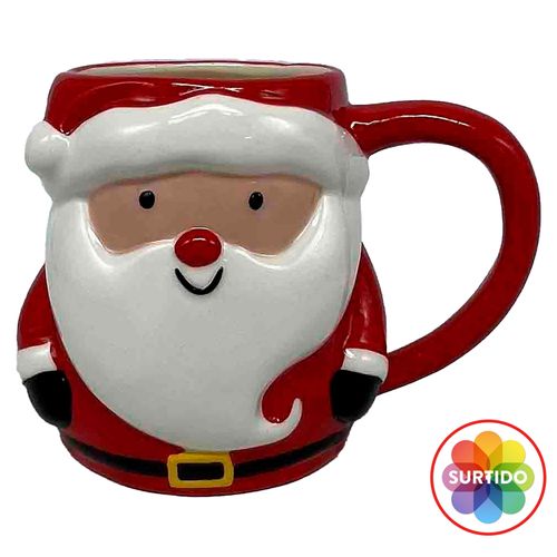 Taza Con Forma Diseno Navidad