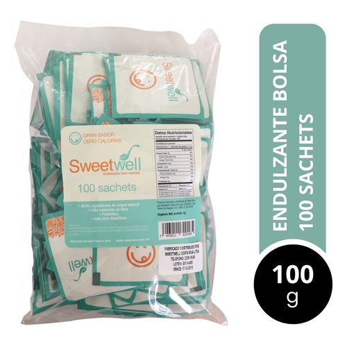 Endulzante Sweetwell Cero Calorías 100 unidades - 100 g