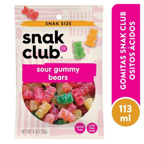 Gomitas Snak Club Ositos Acidos 113gr