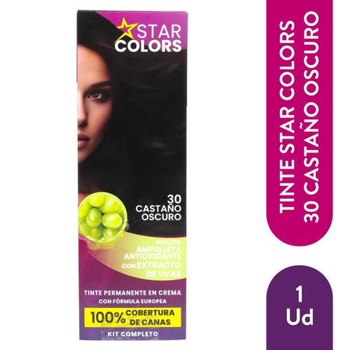 Tinte Star Colors Kit 30 Castano Oscuro