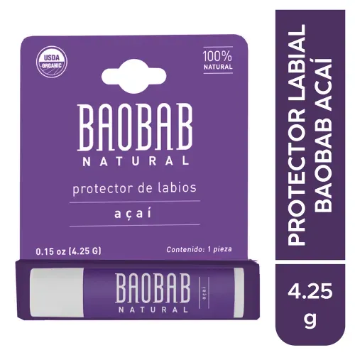 Protector labial Baobab acai - 4.25 g