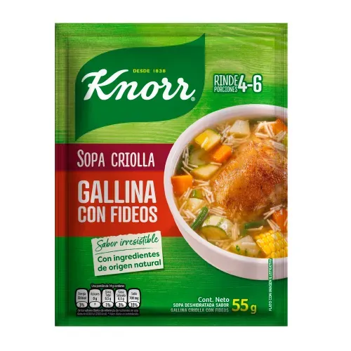 Sopa Knorr Gallina Criolla en Sobre - 54 g