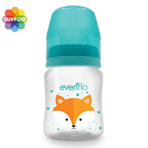 Biberón Evenflo Cuello Ancho Decorado - 5 oz