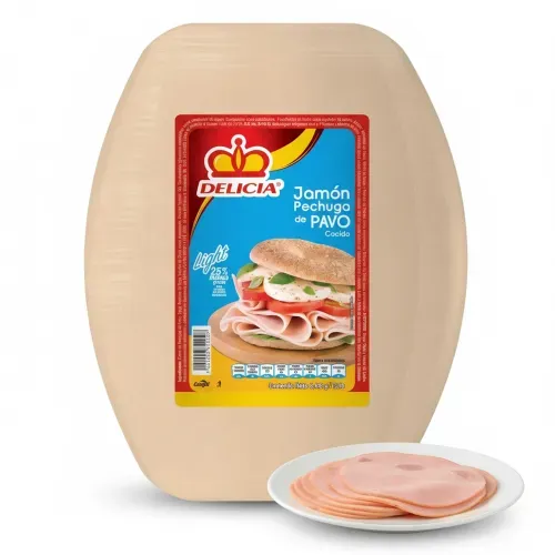 Jamón de Pavo Delicia Light - 12 lb
