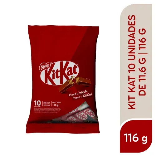 Chocolate Kit Kat Sharing Pack 10u 116gr