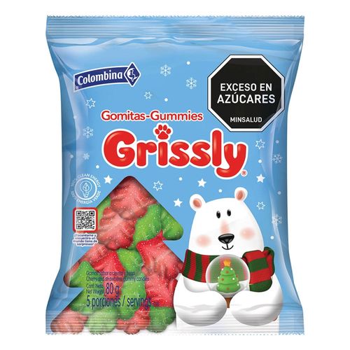 Goma Grissly Navidad Arbolito 80 g