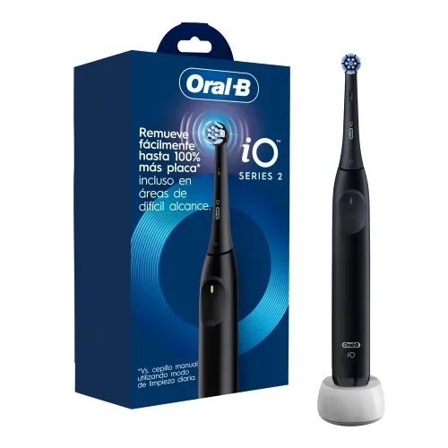 Cepillo De Dientes Oral-b Series Io2 Eléctrico Para Dientes 100% Más Limpios Vs. Un Cepillo De Dientes Manual Regular