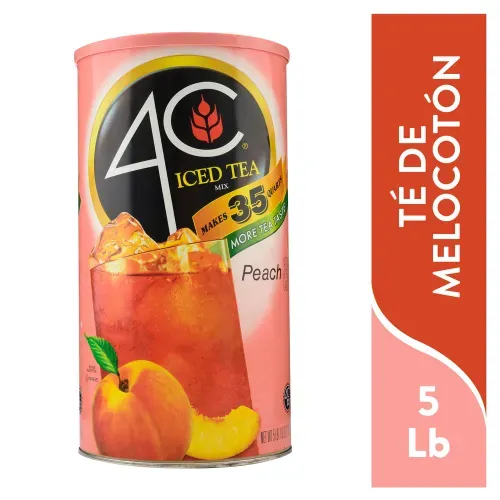Bebida 4C En Polvo Te Melocotón Tarro - 5 lb
