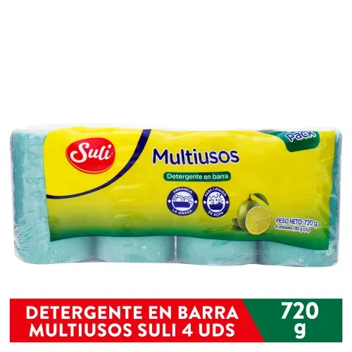 Jabon Cilindro Suli Repuesto 4 Pk 720g
