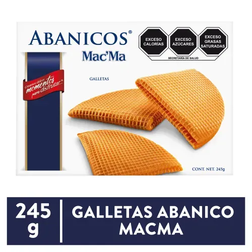 Macma Galletas Abanico 245 g