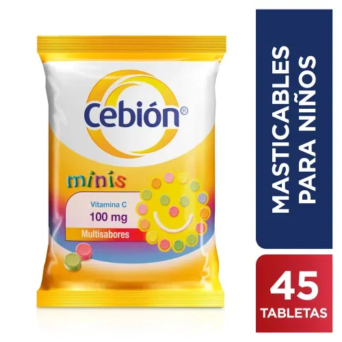Cebion Minis 45 Tabletas Masticables